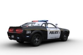 A small image of a police car