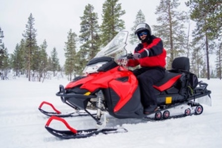 A small image of a snowmobile