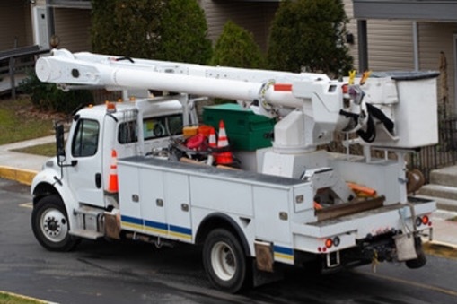 A small image of a service truck